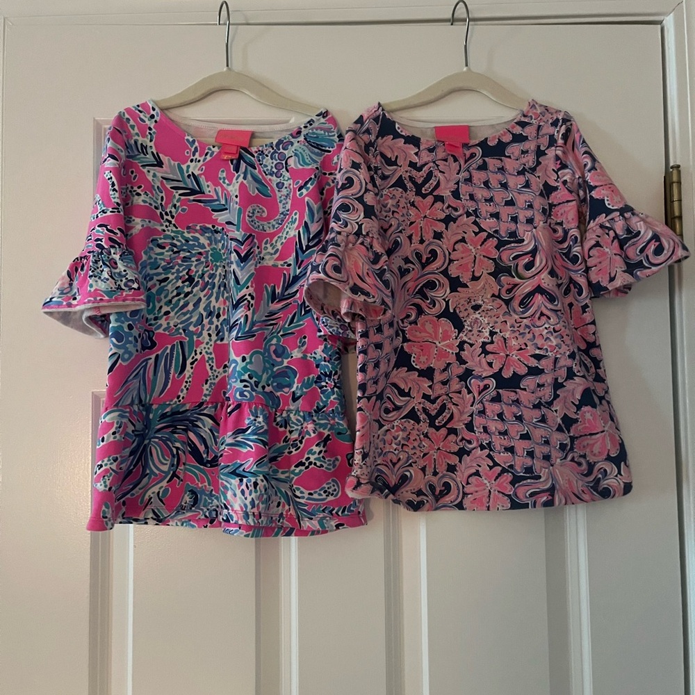 Lilly Pulitzer Pink and Blue Kids Casual Dresses